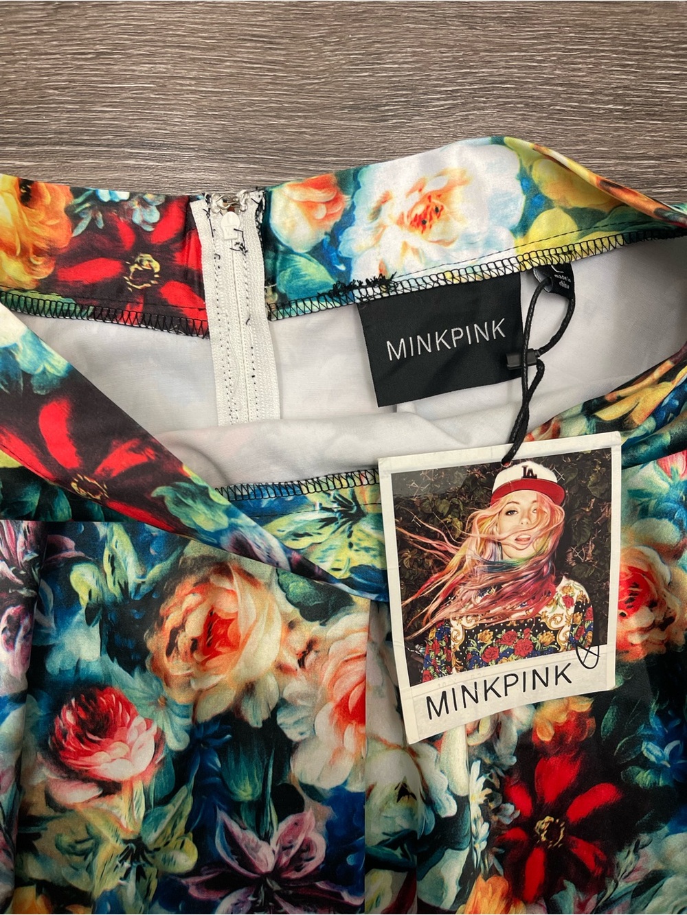 MINKPINK floral skater skirt - Multicolor